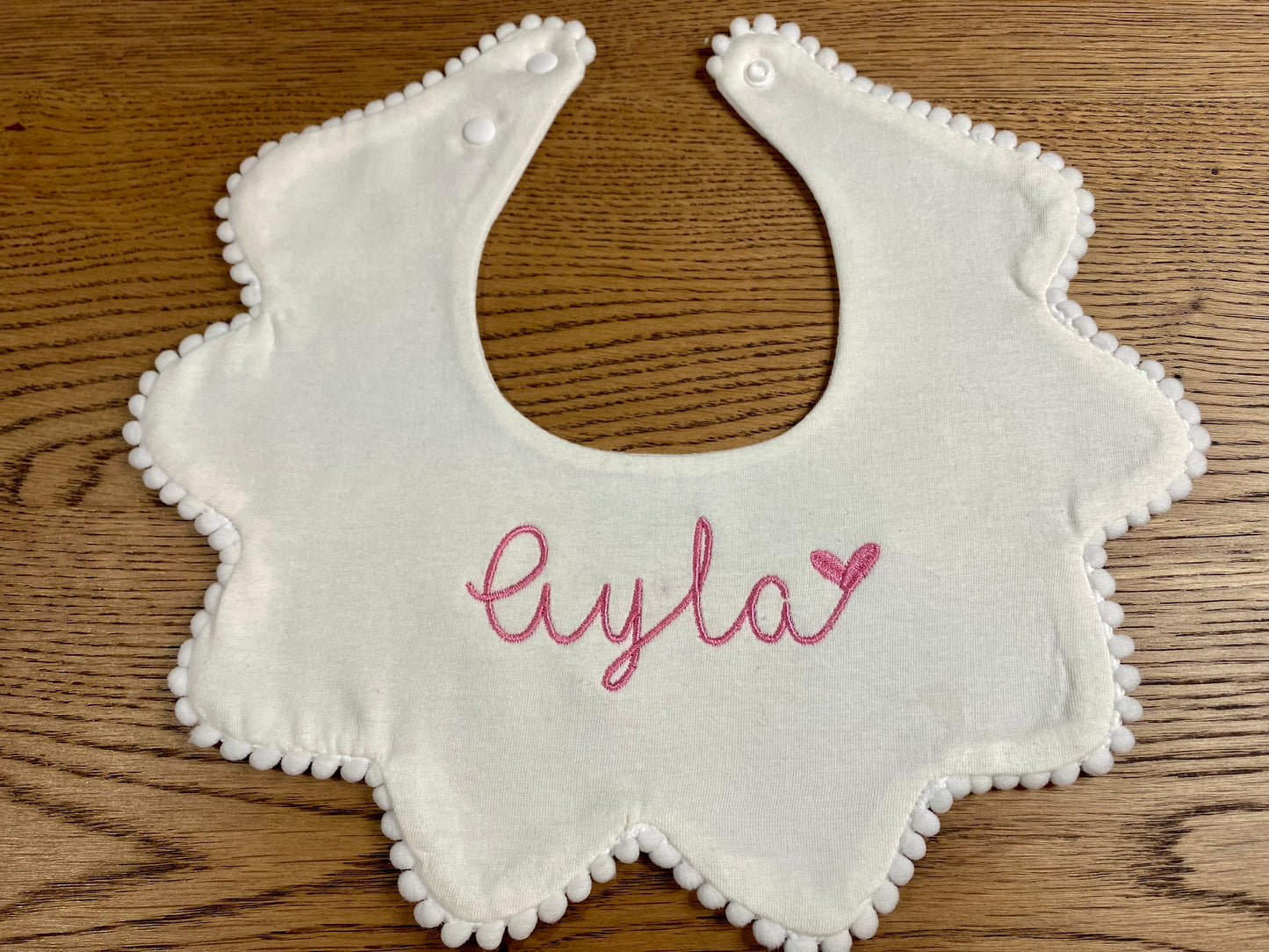 "Fancy Frills" Baby Bib